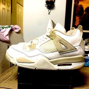 Nike Air Jordan 4 Retro “Sand Linen" GS 487724-118